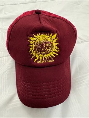 Sublime Sun Logo Mesh Snap Back Trucker Hat